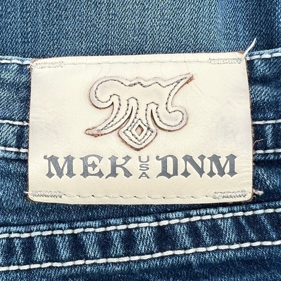 MEK DNM Colwood Slim Boot Cut Jeans Size 27 x 34 Women's - Picture 2 of 8
